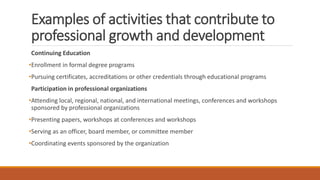 Professional Development | PPTX