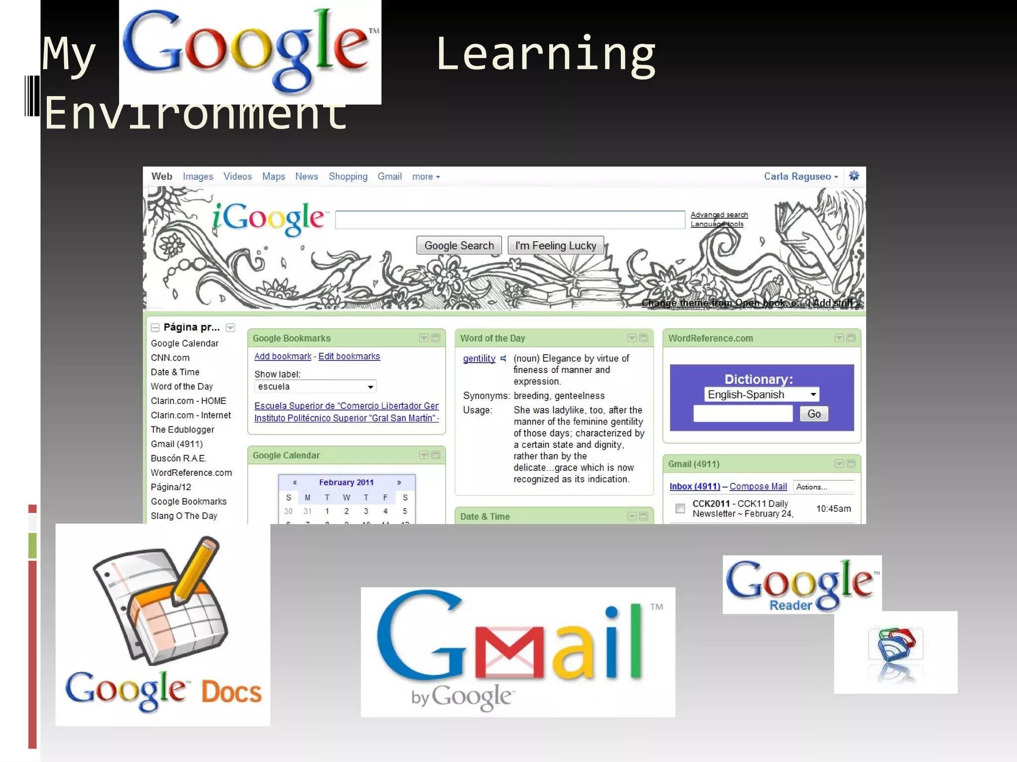 My  Learning Environment 