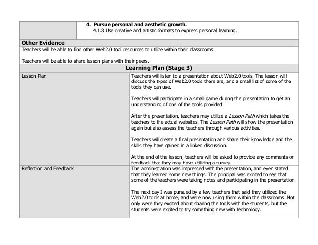 professional development lesson plan