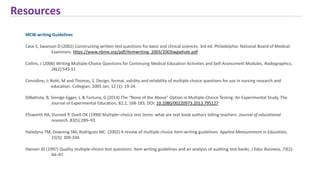 Professional development in MCQ writing | PPTX