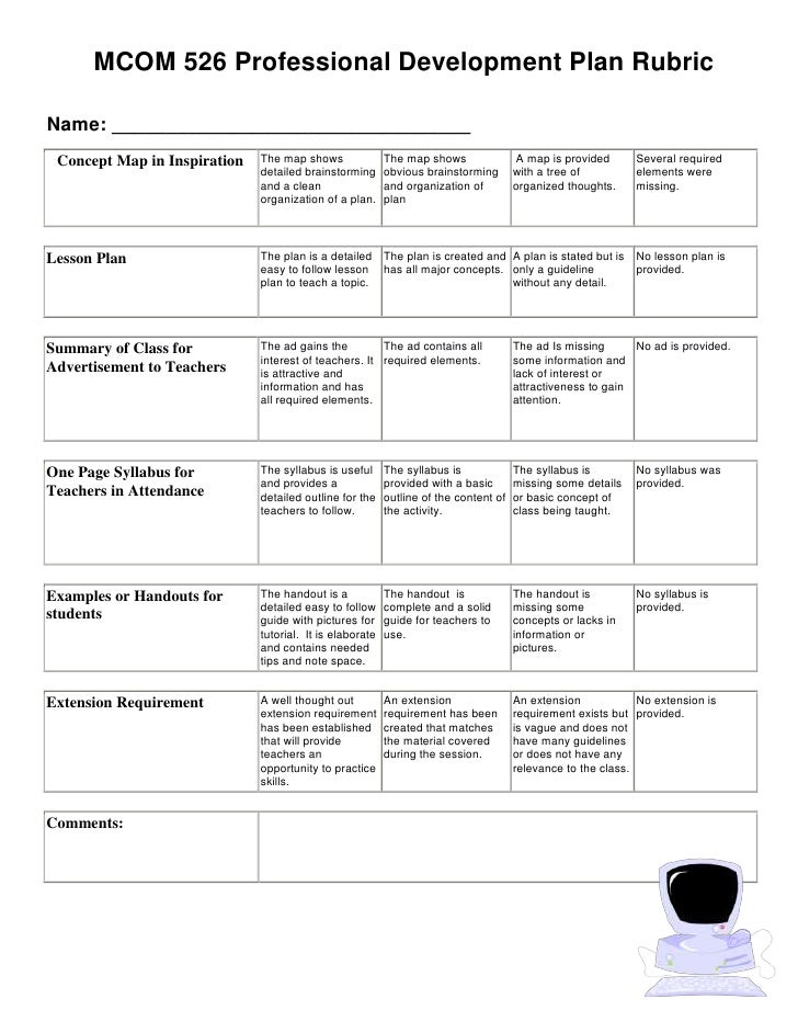 Professional Development Plan