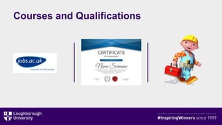Courses and Qualifications
 