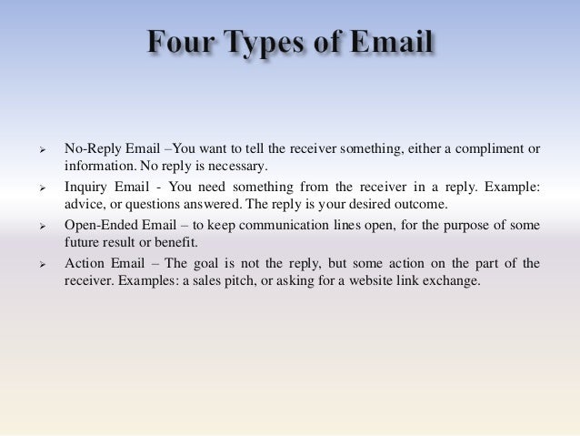 Professional e mail presentation