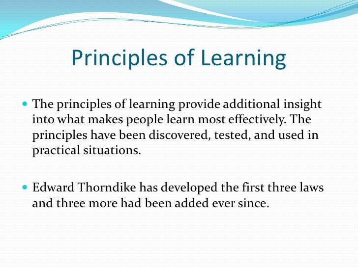 principles