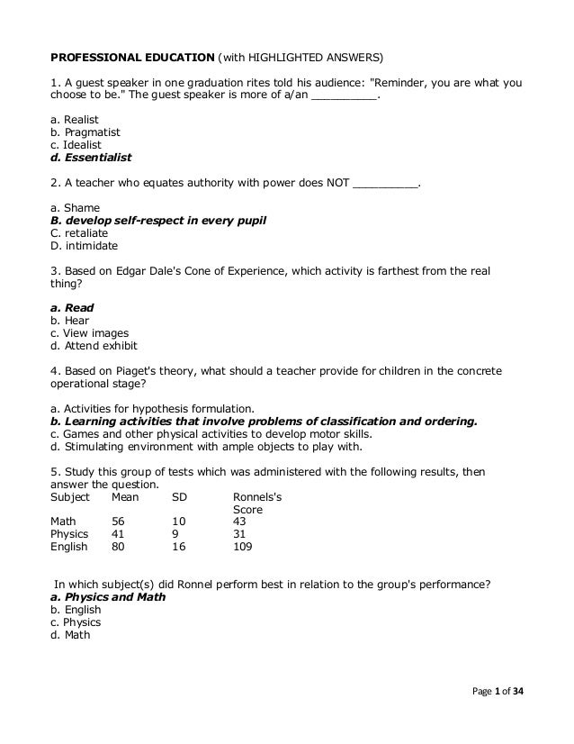 Answers Answers