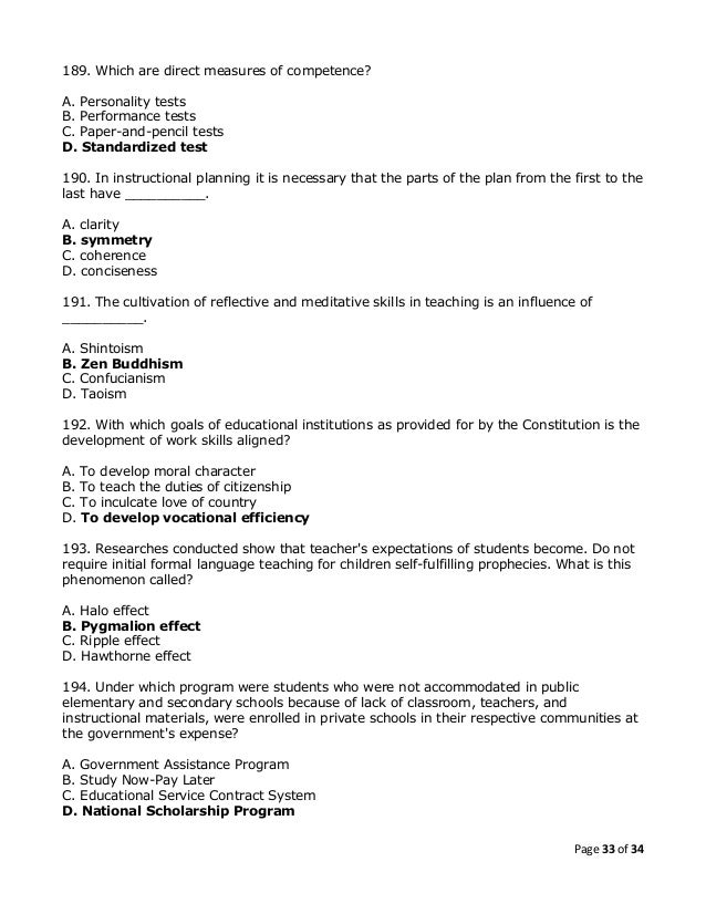 Education Plans Lack Clarity On >> Professional Education Set D With Highlighted Answers Education Plans Lack Clarity On >> Professional Education Set D With Highlighted Answers