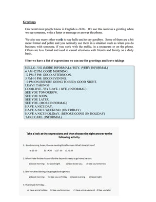 Professional English Module 1 Exercises Pdf