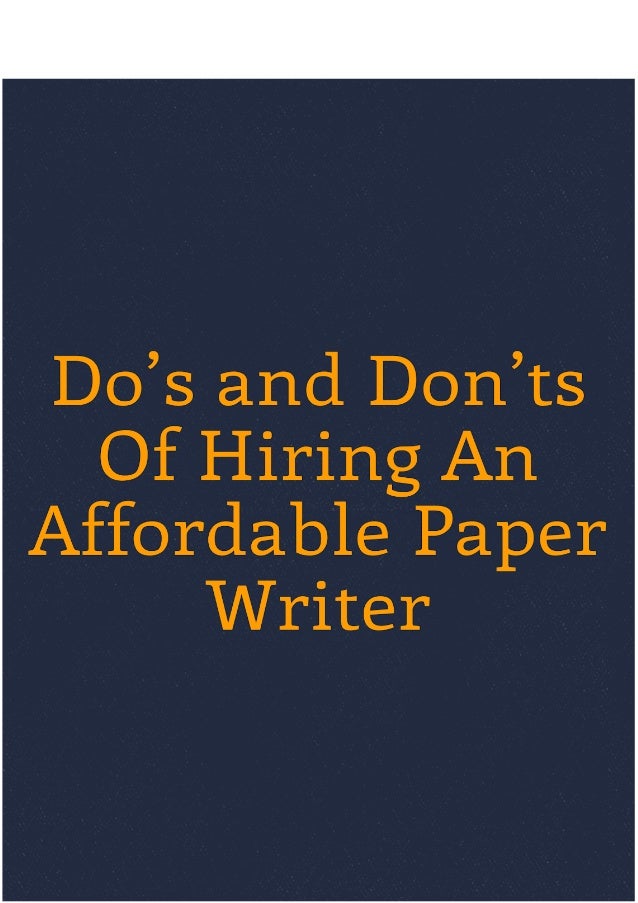 Hire a paper writer
