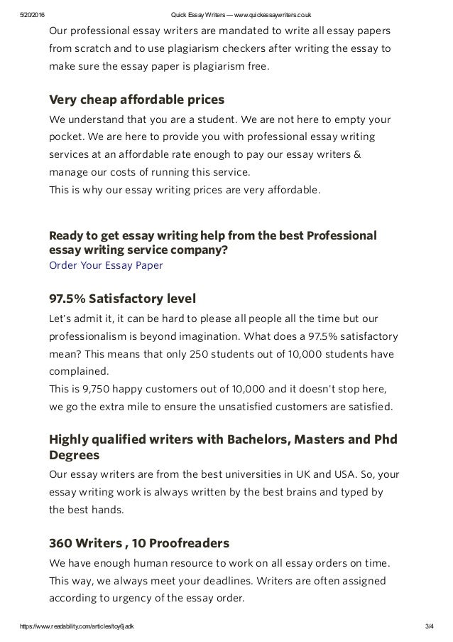 Trusted Essay Writing Service & Essay Writer - UK Best Essays