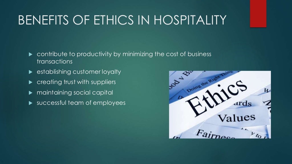 work ethics in the tourism industry