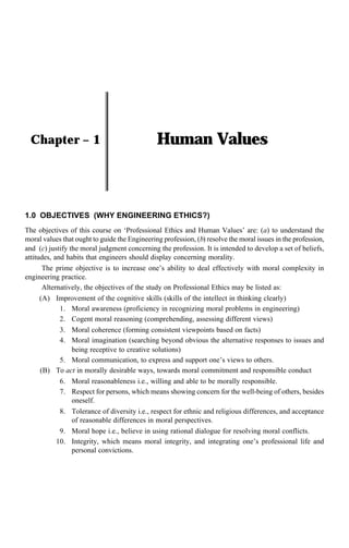 Professional Ethics and Human Values | PDF