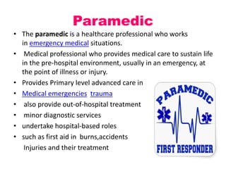 ethics of paramedics | PPTX