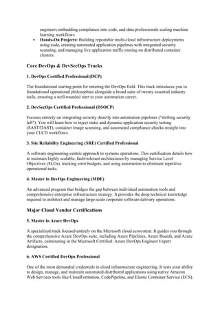 Professional Guide to Choosing Best DevOps Certification for Modern IT ...