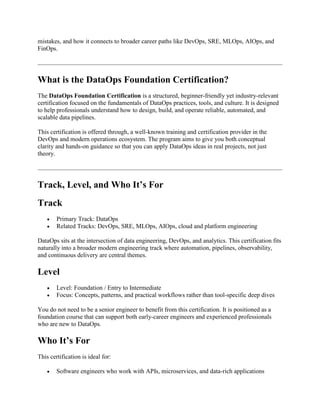 Professional Guide to DataOps Foundation Certification and Skills.pdf