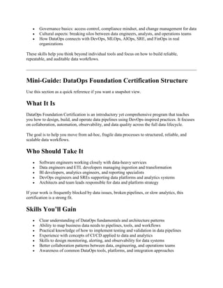 Professional Guide to DataOps Foundation Certification and Skills.pdf