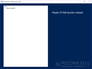 Maybe I'll fold laundry instead.
 