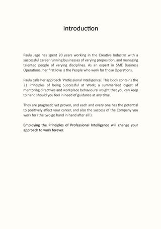 How to Succeed at Work - Professional Intelligence 