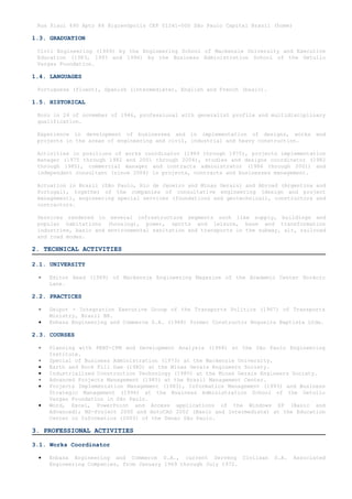 My Professional Inventory | PDF