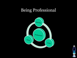 Being Professional
 