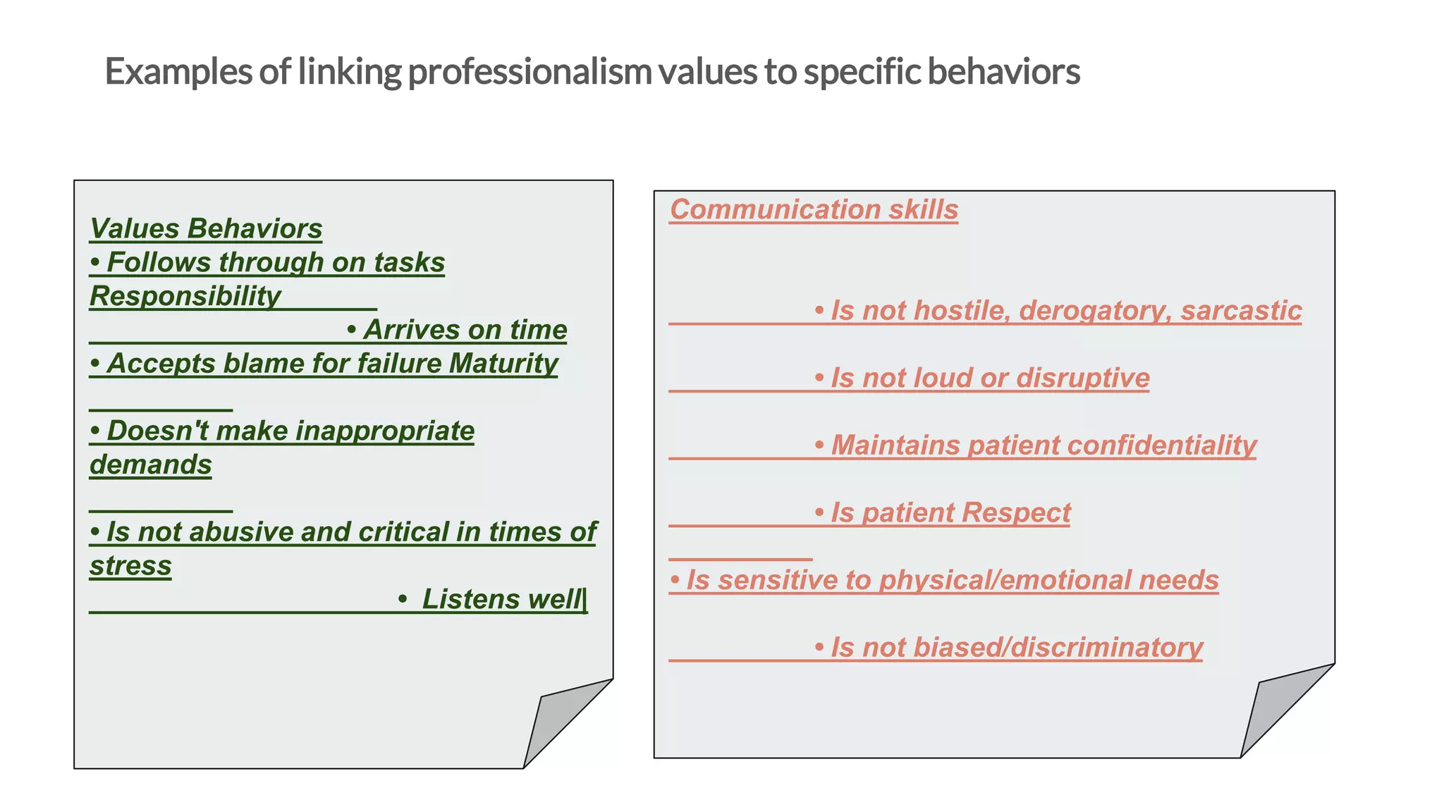 Professionalism in Medicine მედისინა | PPTX