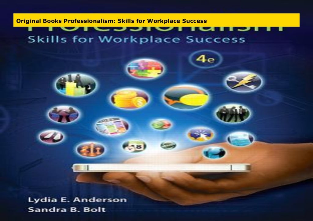 Original Books Professionalism Skills for Workplace Success