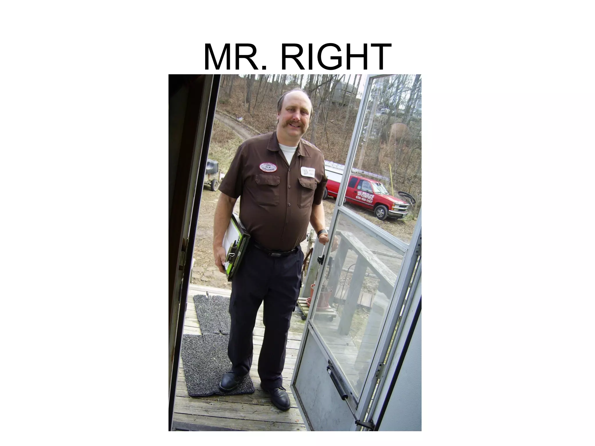 MR. RIGHT

 