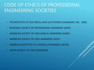 Professionalism and code of ethics | PPTX