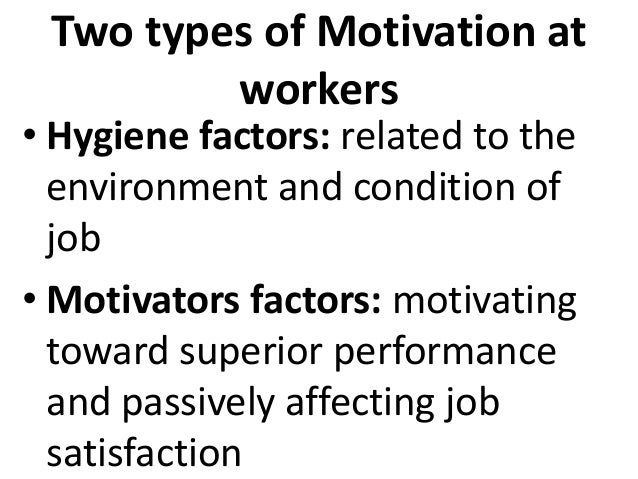 types of motivation in the workplace