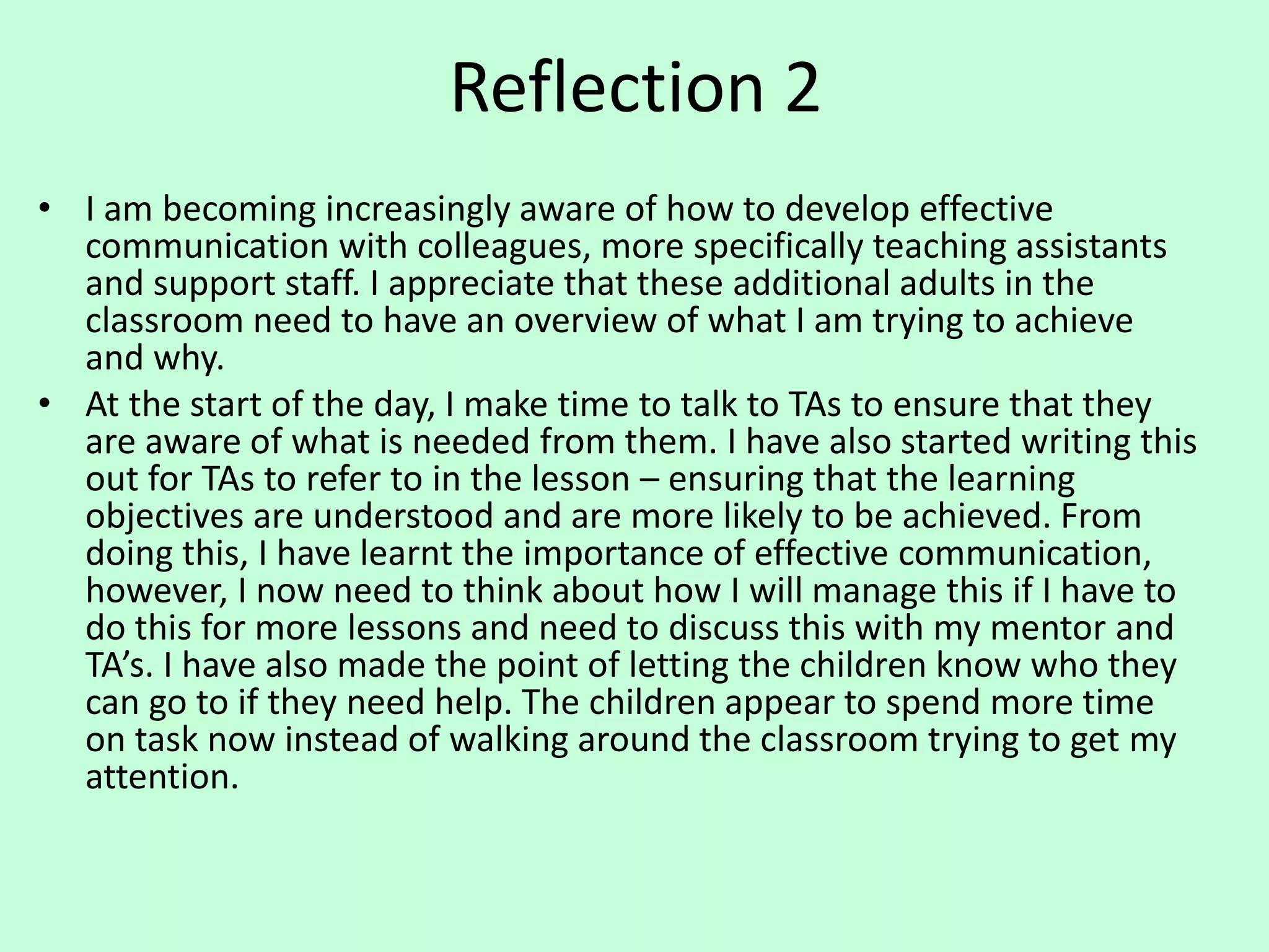 Professionalism the reflective practitioner | PPT