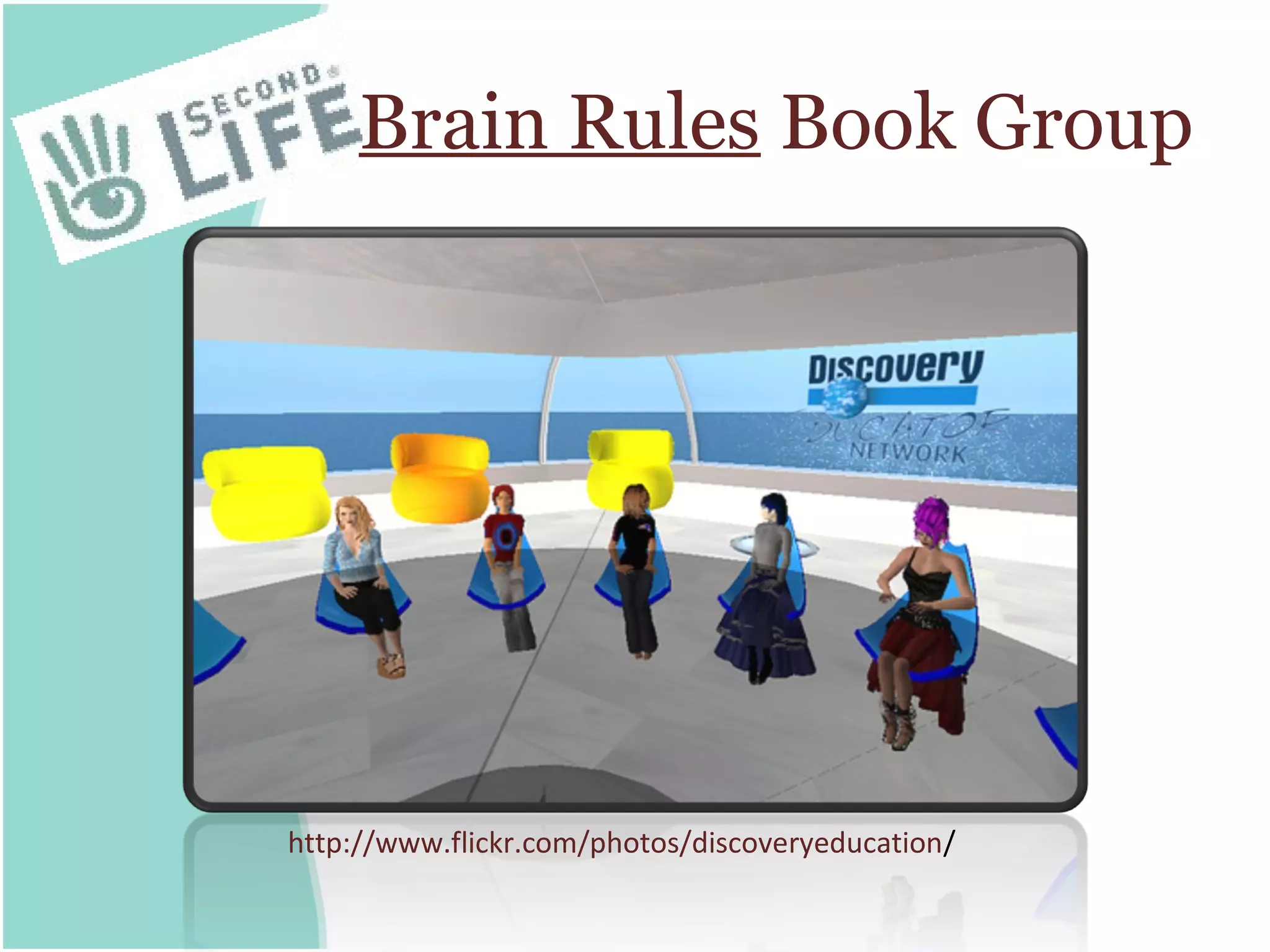 Brain Rules Book Group




http://www.flickr.com/photos/discoveryeducation/
 