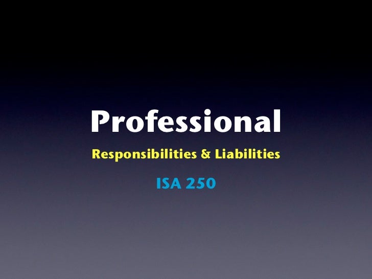 Audit Professional liability p7