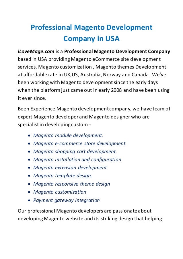 developer agreement magento USA in  Magento Development Magento  Professional Company developer agreement magento USA in  Magento Development Magento  Professional Company