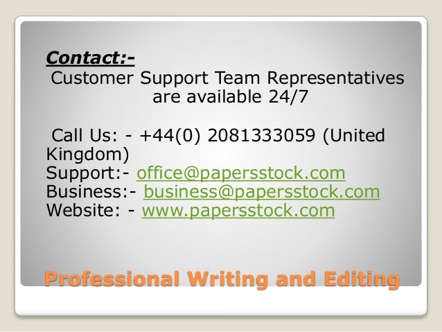 Professional paper writing service