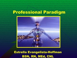 Professional Paradigm Estrella Evangelista-Hoffman BSN, RN, MEd, CNL 