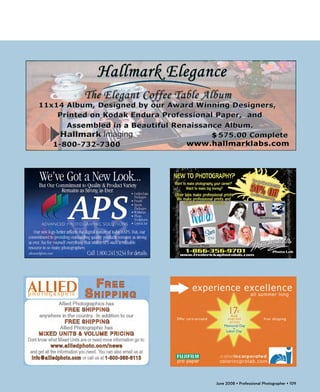 June 2008 • Professional Photographer • 109
 