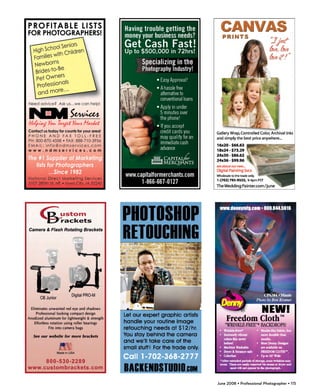 June 2008 • Professional Photographer • 115
 