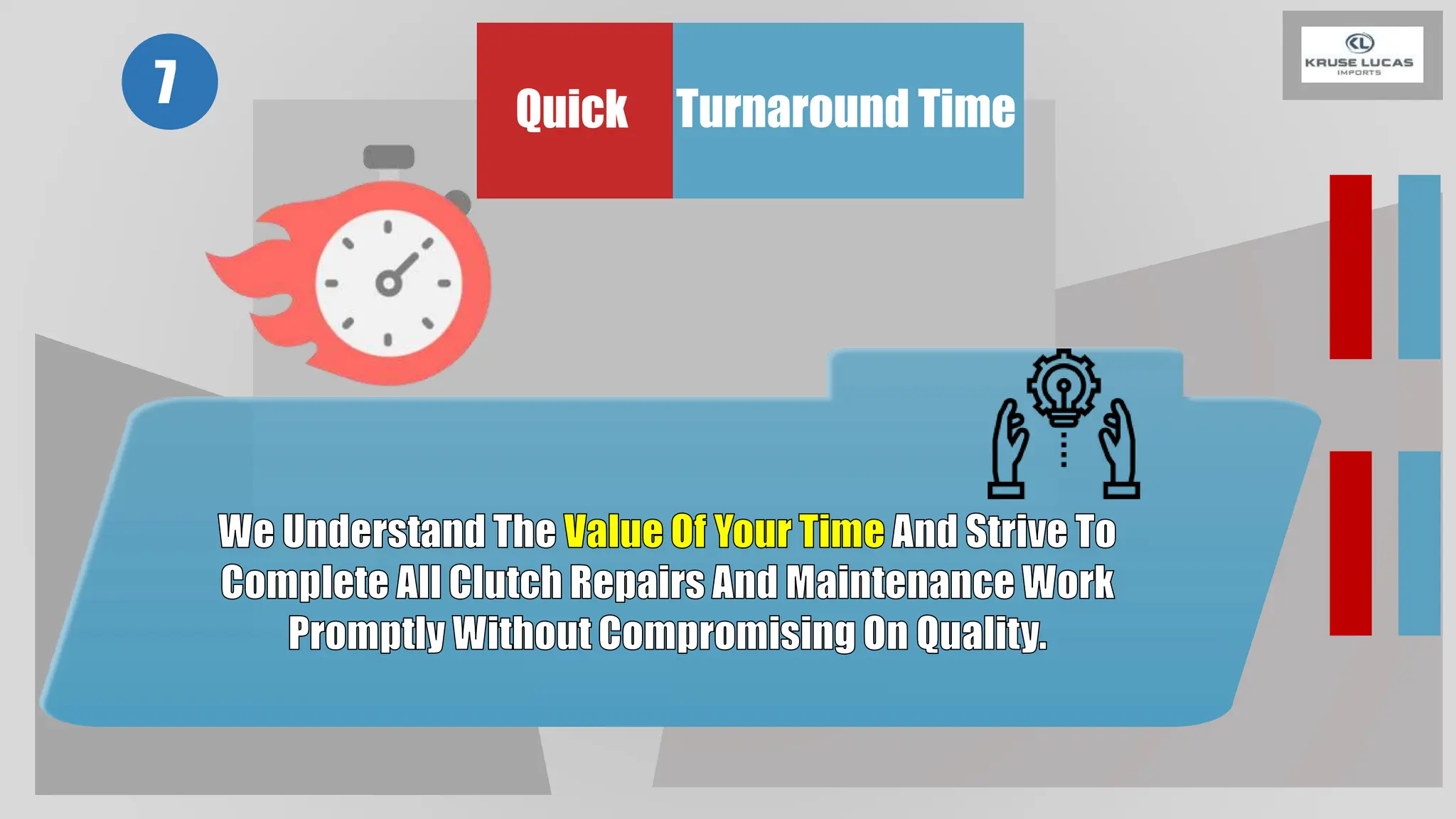 7 Quick Turnaround Time