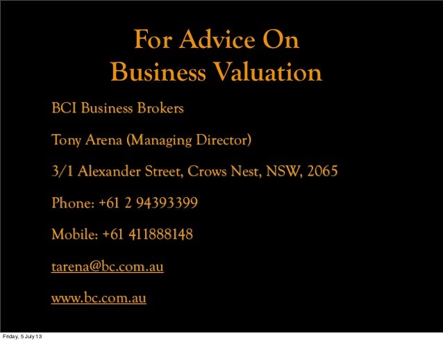 Professional Practice Business Valuation