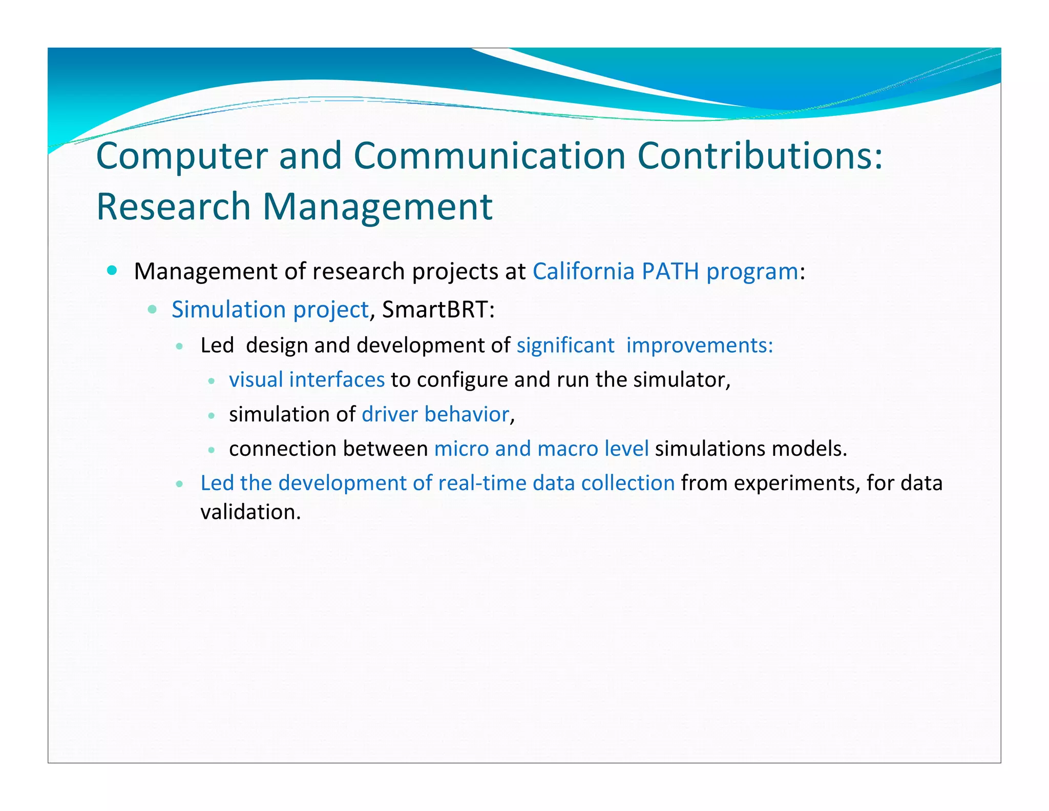 Professional Profile