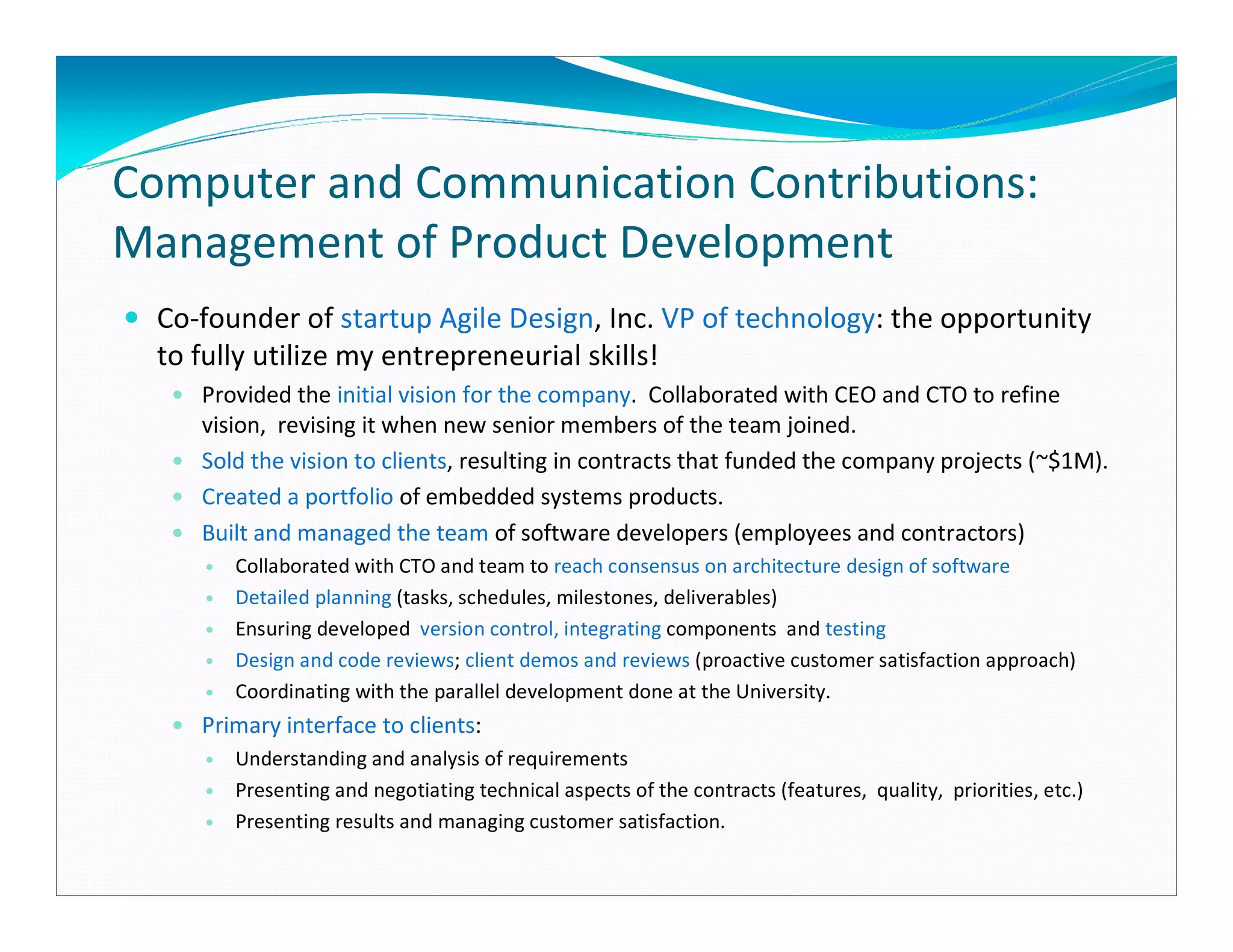 Professional Profile