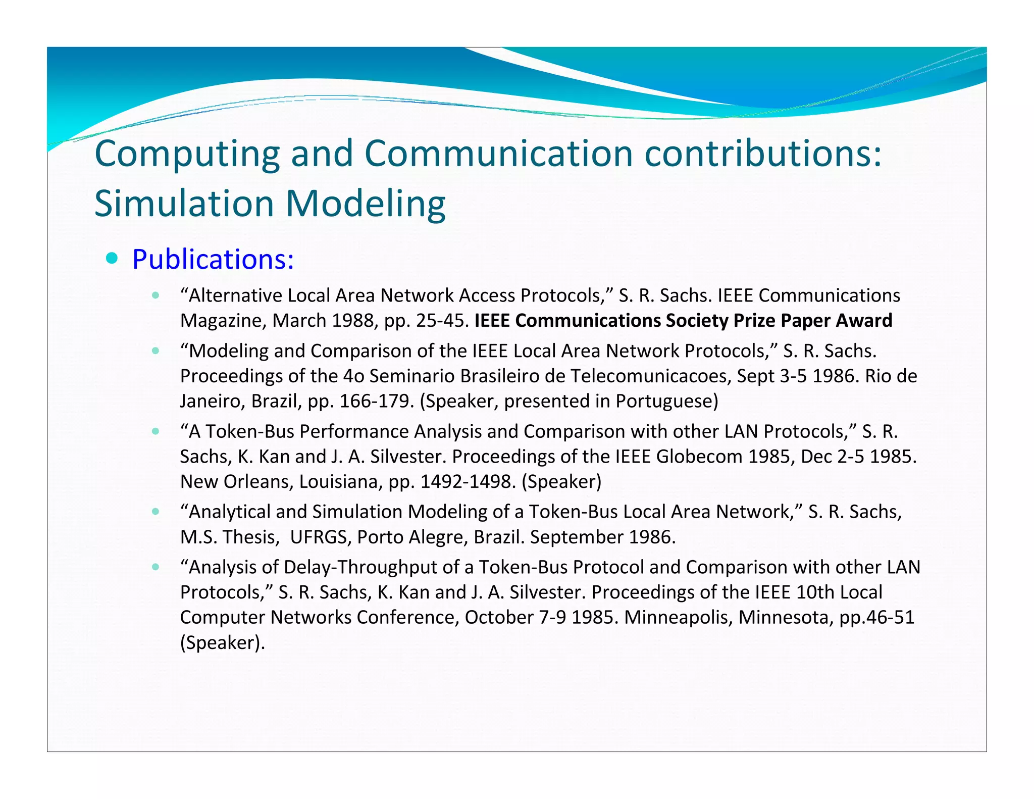 Professional Profile