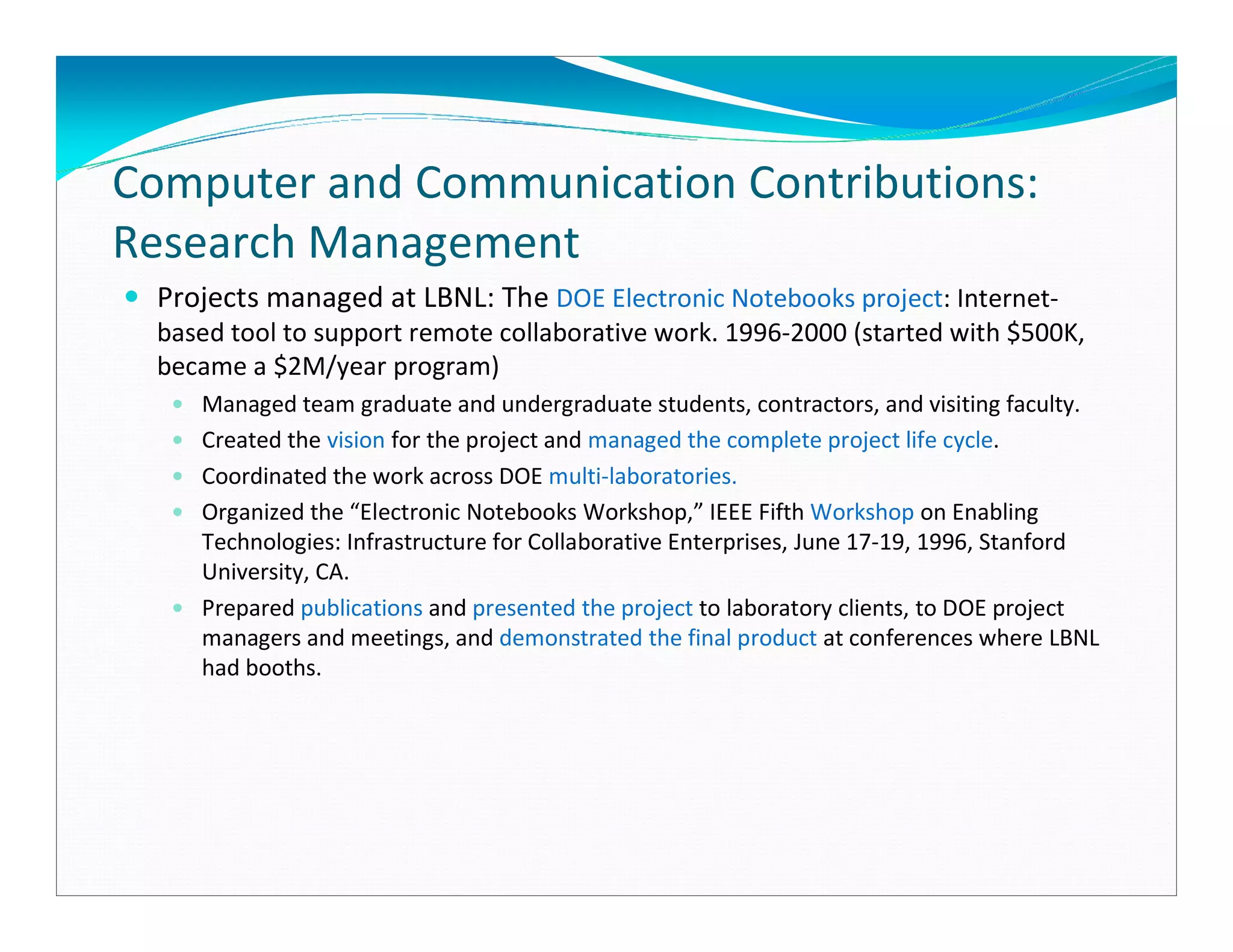 Professional Profile