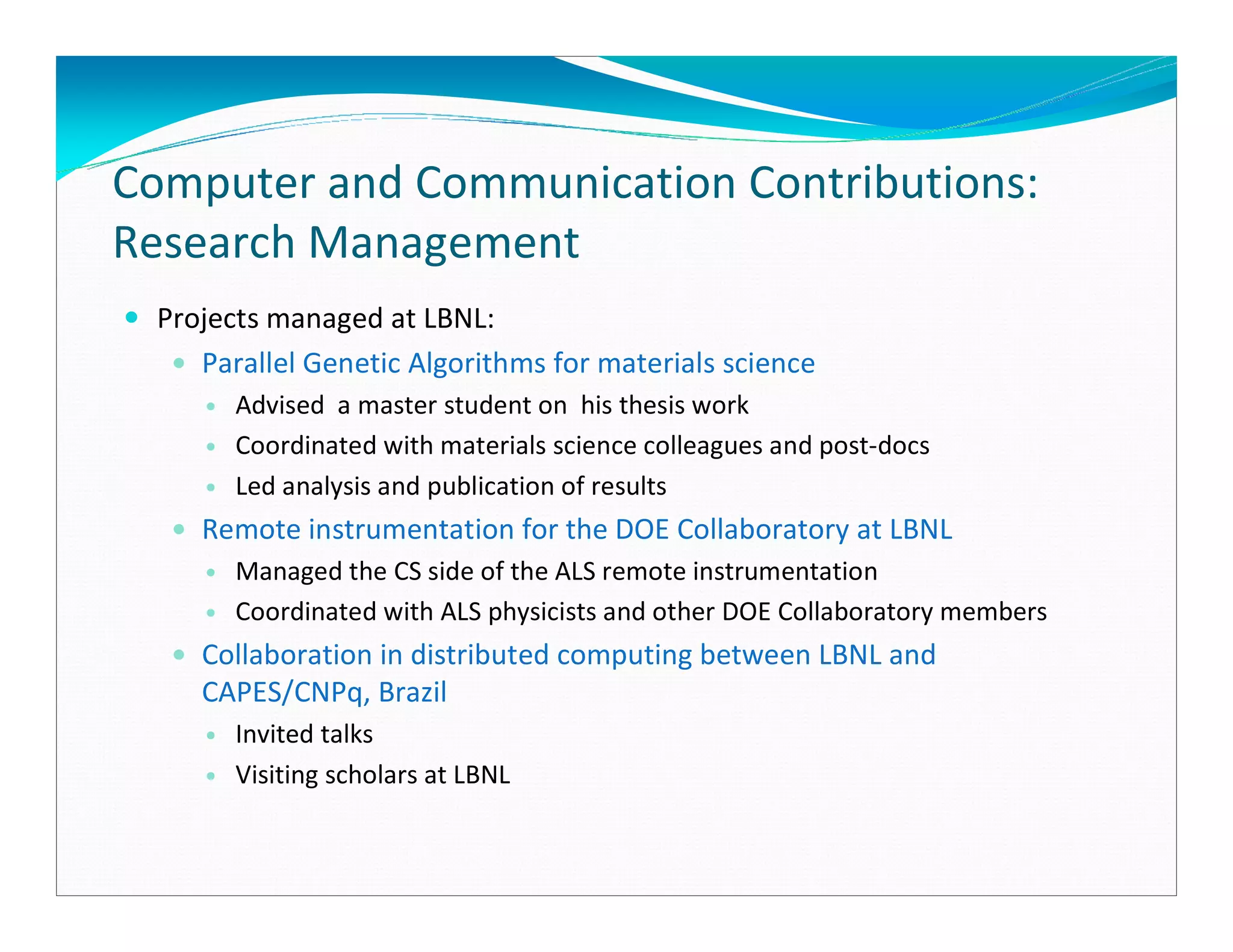 Professional Profile