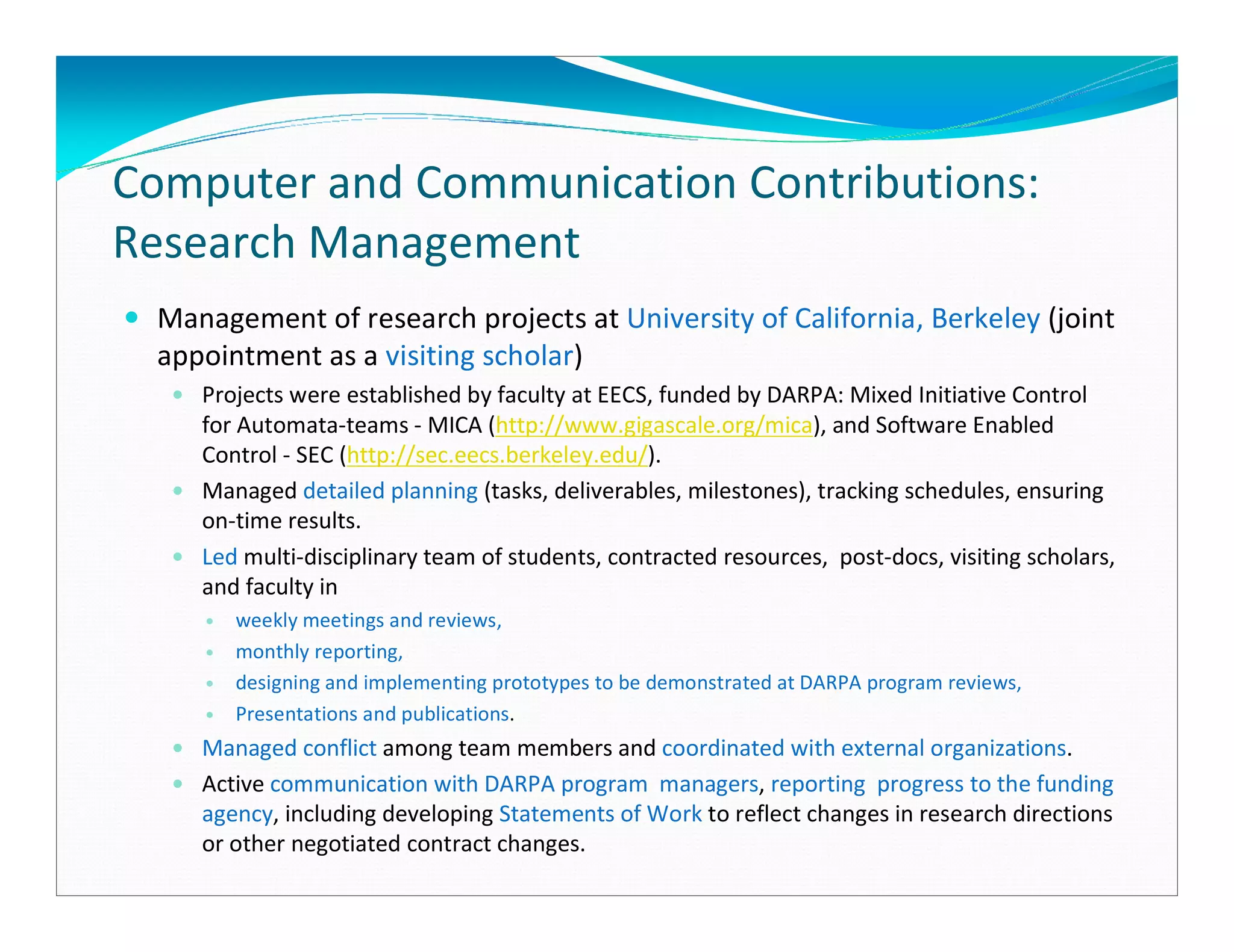 Professional Profile