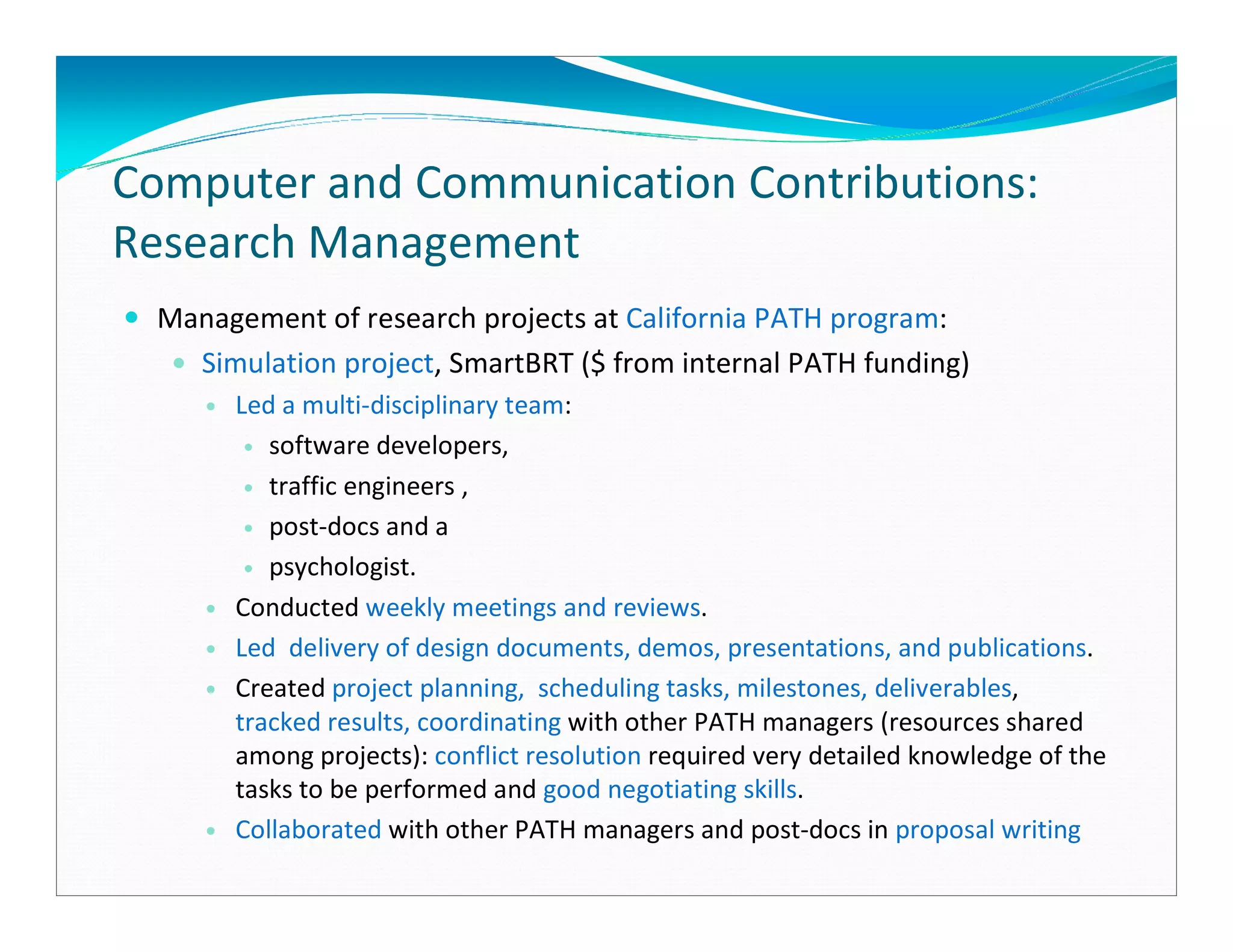 Professional Profile