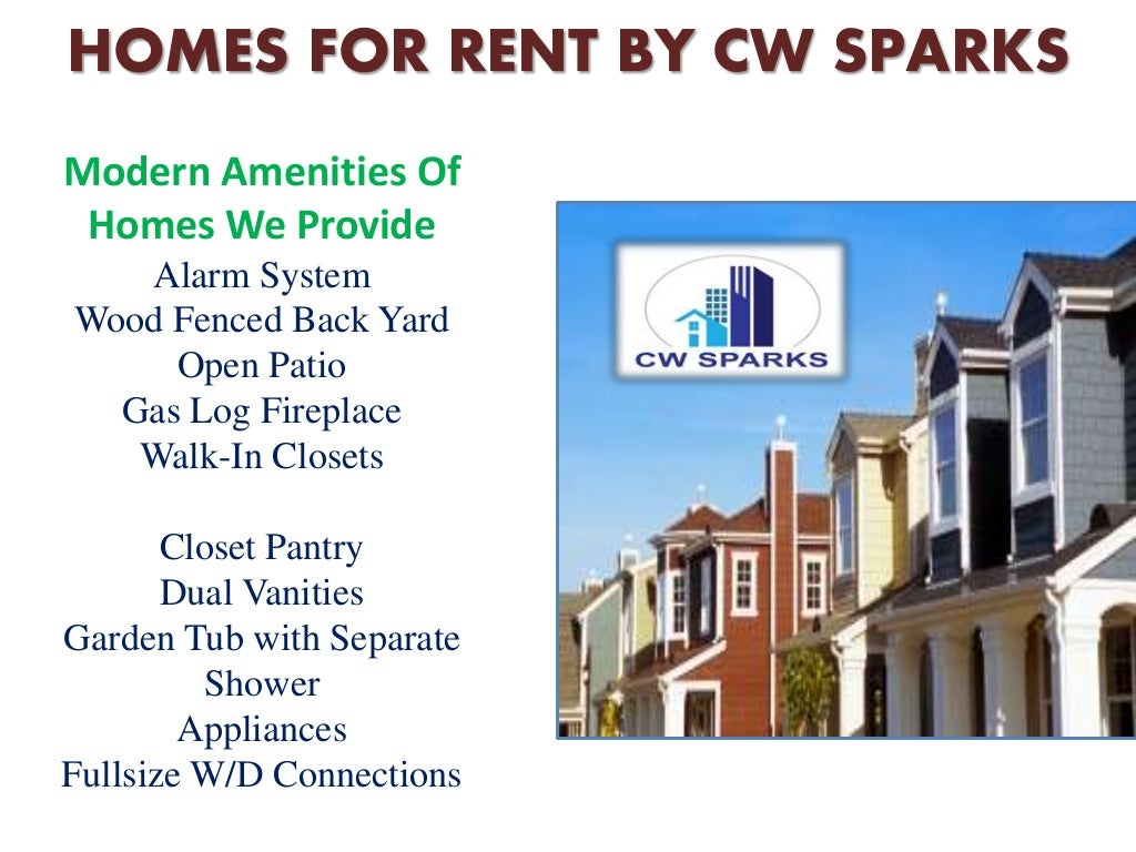 Professional property management services at dallas by cw sparks realty