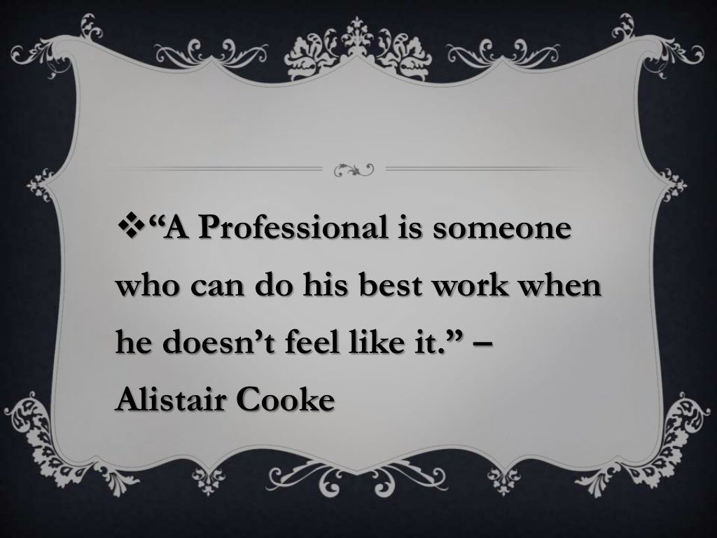 Professional quotes