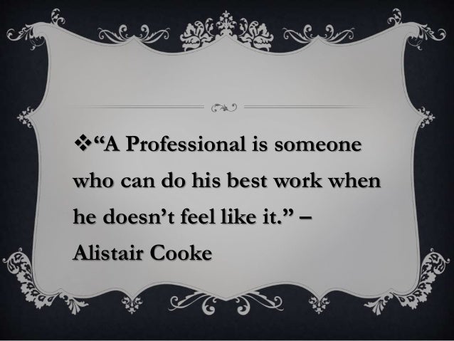 Professional quotes