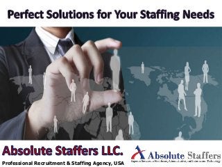 Professional Recruitment & Staffing Agency, USA
 