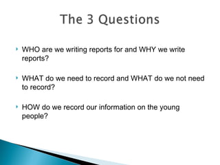 Professional report writing | PPT